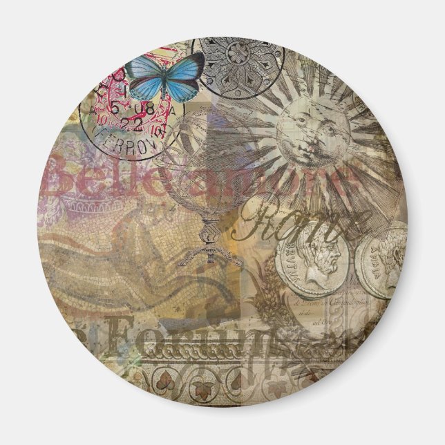 Rome Italy Travel Vacation Holiday City Magnet (Front)