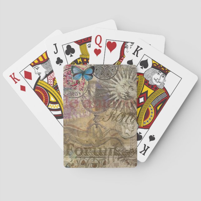 Rome Italy Travel Vacation Holiday City Playing Cards (Back)