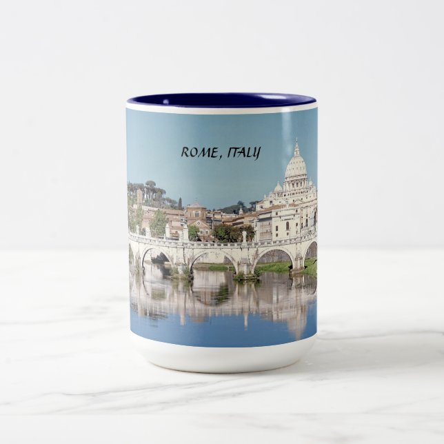 ROME, ITALY Two-Tone COFFEE MUG (Center)