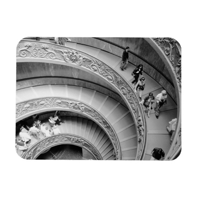 Rome Italy, Vatican Staircase 2 Magnet (Horizontal)