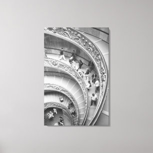 Rome Italy, Vatican Staircase 3 Canvas Print