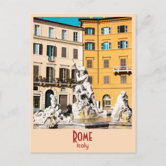 Rome, Italy Vintage Postcard