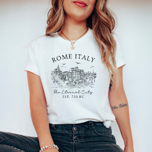 Rome Italy Vintage – Temple Ruins T-Shirt