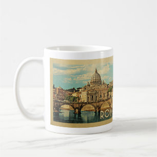 Rome Italy Vintage Travel Coffee Mug