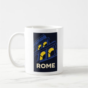 Rome Italy Vintage Travel Coffee Mug Retro City