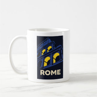 Rome Italy Vintage Travel Coffee Mug Retro City