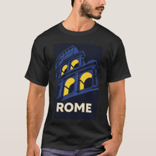 Rome Italy Vintage Travel T-Shirt Retro City 