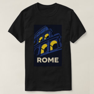 Rome Italy Vintage Travel T-Shirt Retro City