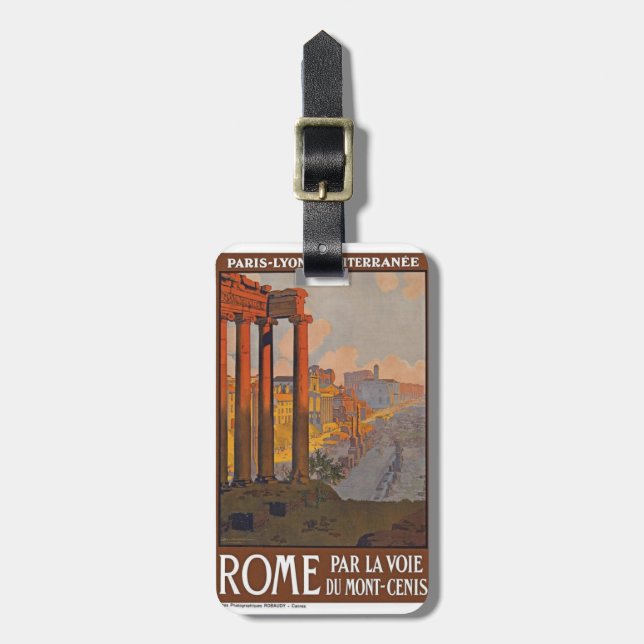 Rome Luggage Tag (Front Vertical)