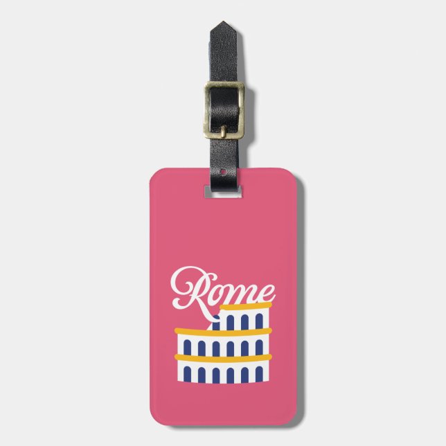 Rome Luggage Tag (Front Vertical)