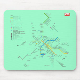 ROME METRO MOUSE MAT