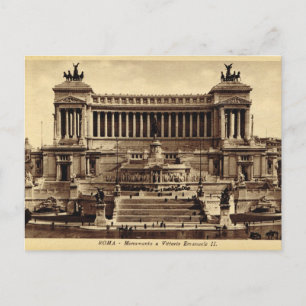 Rome, Monument of Vittorio Emanuelle II Postcard