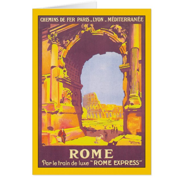 Rome par le train deluxe "Rome Express" (Front)