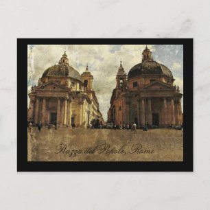 Rome, Piazza del Popolo Postcard