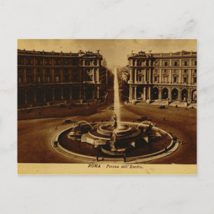 Rome, Piazza dell' Esedra 1890 Postcard