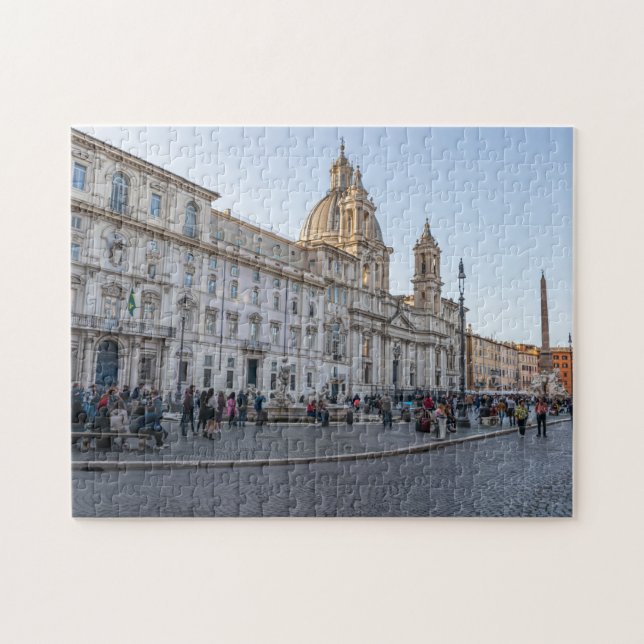 Rome Piazza Navona view puzzle (Horizontal)