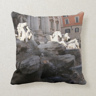 Rome Pillow Coliseum Trevi Fountain