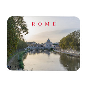 Rome river Tiber view fridge magnet
