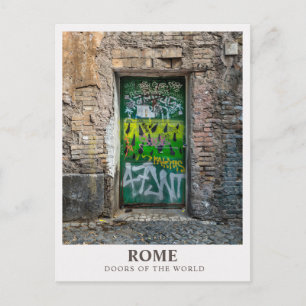 Rome, Roma Doors of the World, Travel Postcards