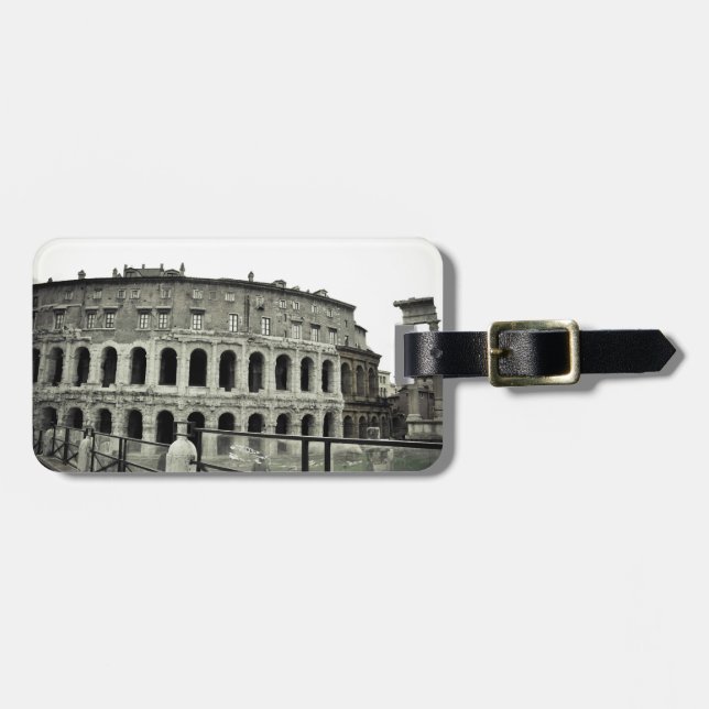 Rome ruins luggage tag (Front Horizontal)