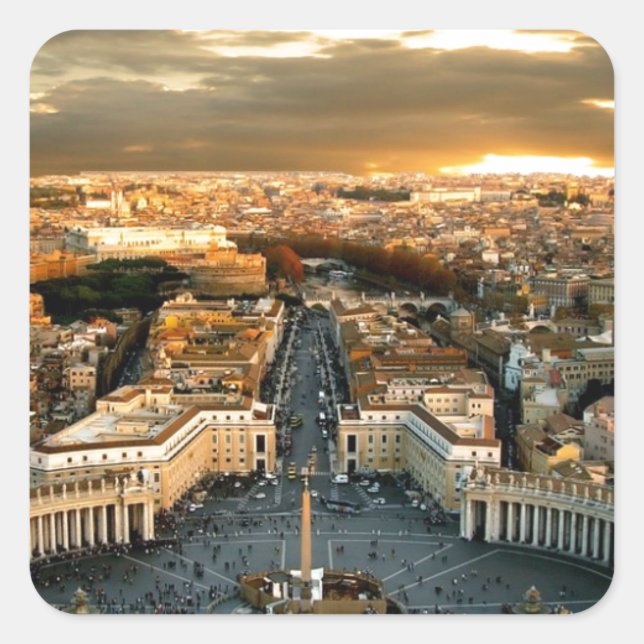 Rome Square Sticker (Front)