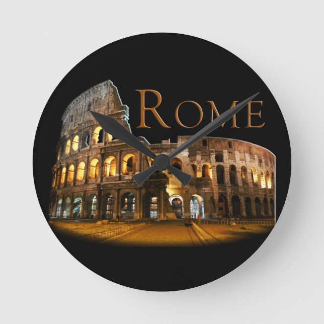 Rome: The Colosseum Round Clock (Front)
