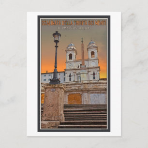 Rome - The Spanish Steps Postcard