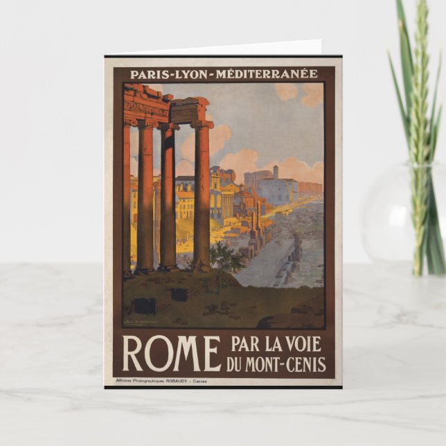 Rome through the Mont-Cenis Card (Front)