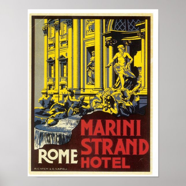 Rome Trevi Fountain Poster (Front)