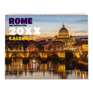 Rome Vatican City Italy 2026 Calendar