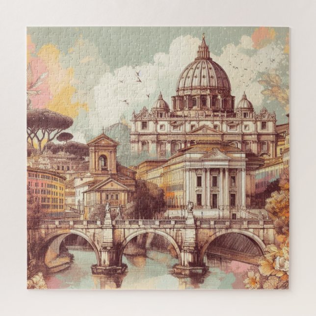 Rome Vatican City Italy Europe Jigsaw Puzzle (Vertical)