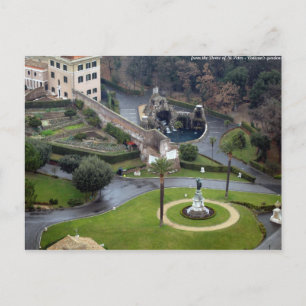 rome - vatican city postcard
