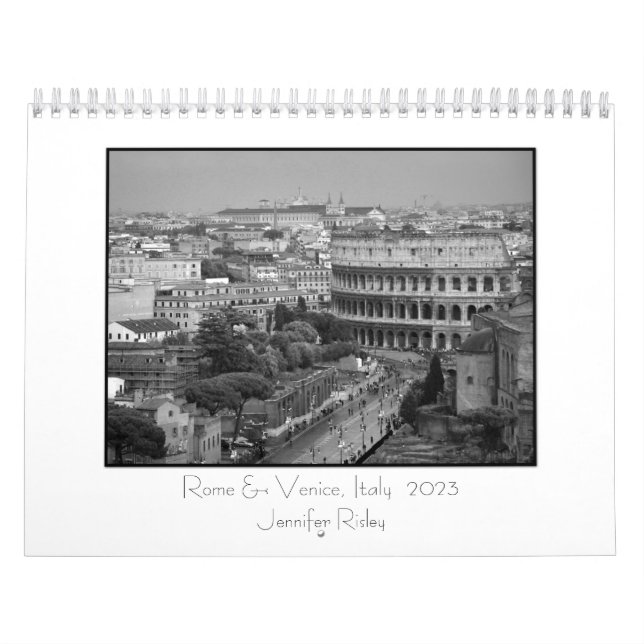 Rome & Venice, Italy - 2025 Calendar (Cover)