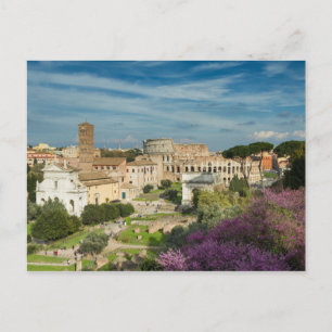 Rome - View of the Forum Romanum postcard No.2