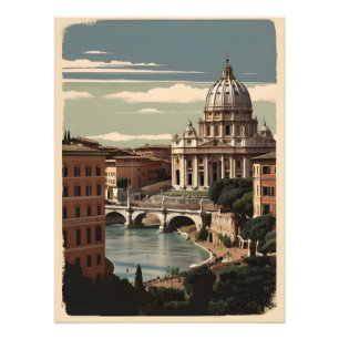 Rome vintage poster