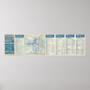 Rome, Watertown and Ogdensburg Railroad Poster