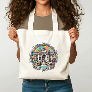 Rome Whispering Fountain Budget Tote Bag