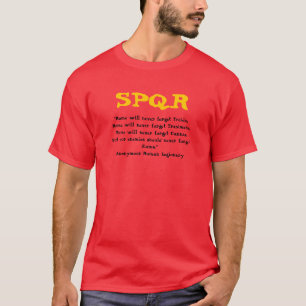 "Rome will never forget . . . ", Tricolor T-Shirt
