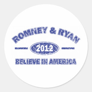 Romeny Ryan Classic Round Sticker