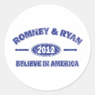 Romeny Ryan Classic Round Sticker