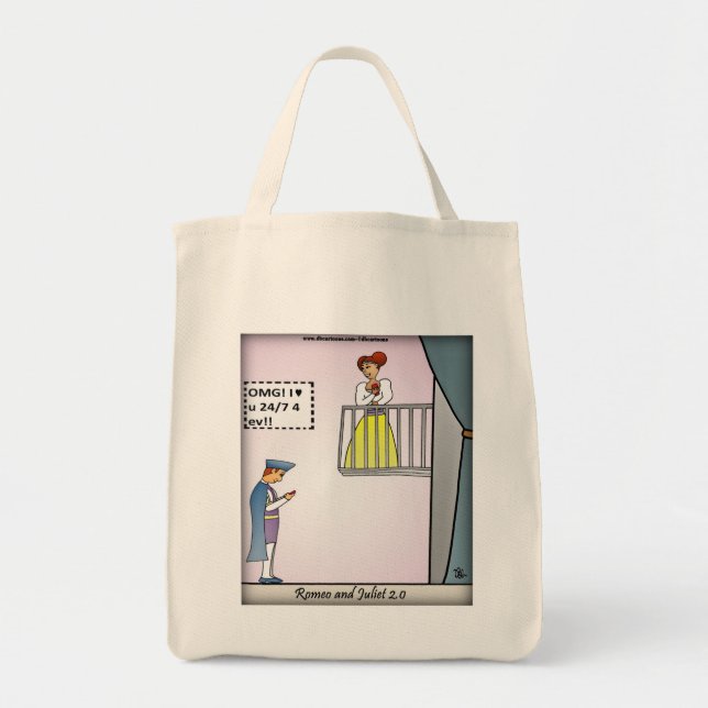 Romeo-and-Juliet-2.0 Grocery Tote (Front)