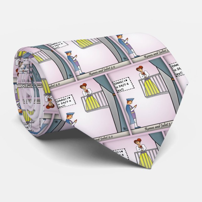 Romeo and Juliet 2.0 Neck Tie (Rolled)