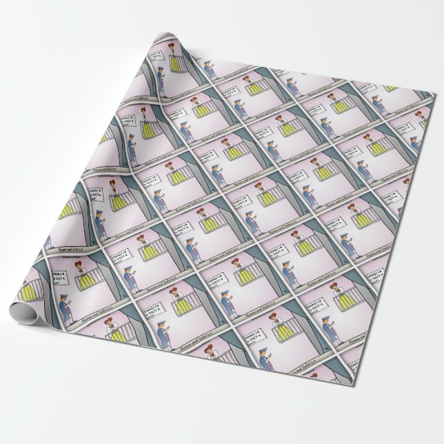 Romeo-and-Juliet-2.0 Wrapping Paper (Unrolled)