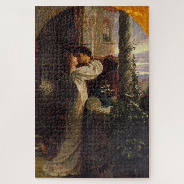 Romeo and Juliet (by Frank Dicksee) Jigsaw Puzzle (Vertical)