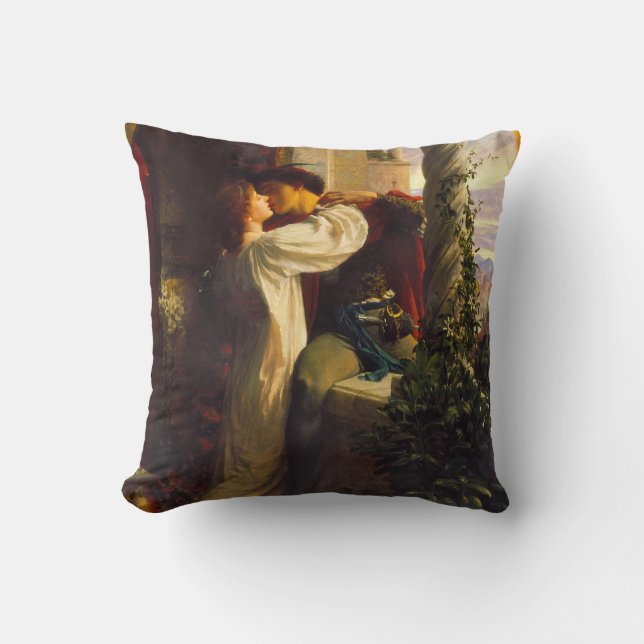 Romeo and Juliet c. 1884 by Sir Frank Dicksee Cushion (Front)