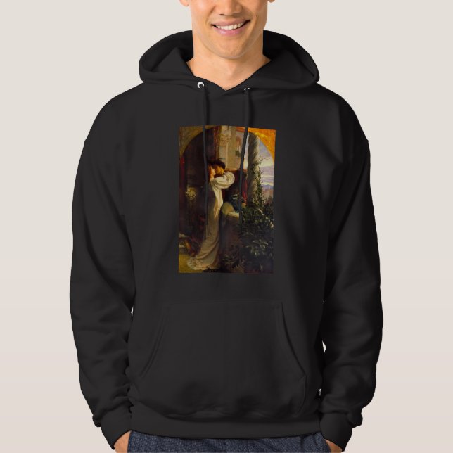 Romeo and Juliet c. 1884 by Sir Frank Dicksee Hoodie (Front)
