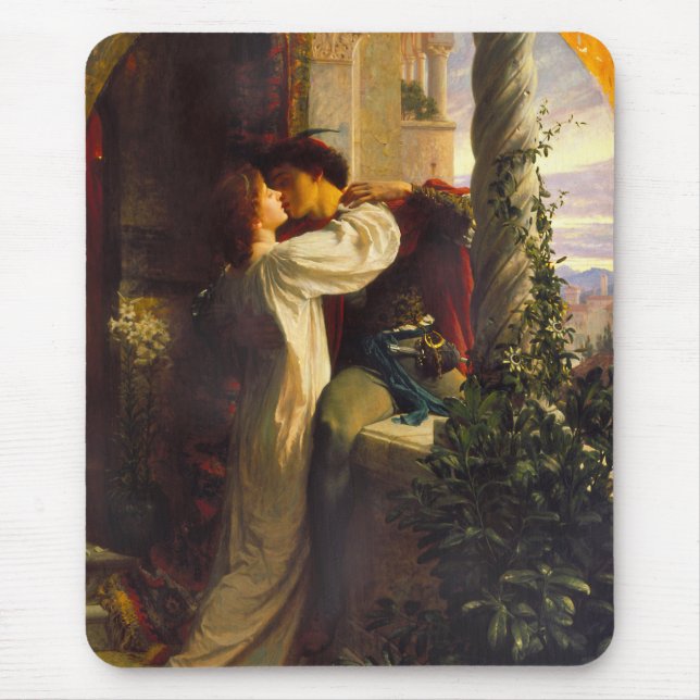 Romeo and Juliet c. 1884 by Sir Frank Dicksee Mouse Mat (Front)