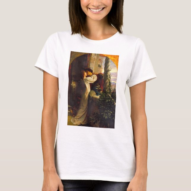 Romeo and Juliet c. 1884 by Sir Frank Dicksee T-Shirt (Front)