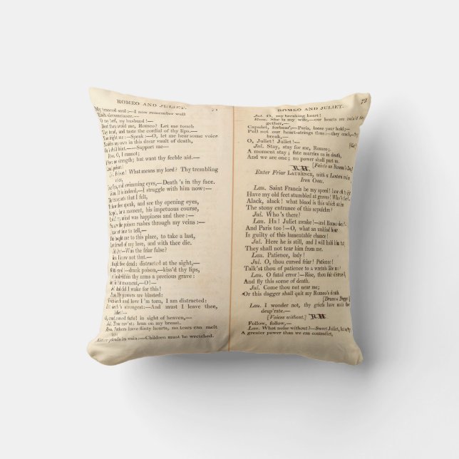 Romeo And Juliet Cushion (Front)