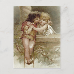 Romeo And Juliet Frances Brundage Valentine Holiday Postcard